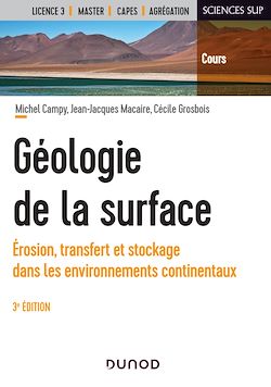 Télécharger le livre :  Géologie de la surface - 3e éd.