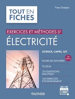 Télécharger le livre :  Exercices et méthodes d'électricité - 2e éd.