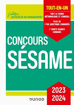 Télécharger le livre :  Concours Sésame 2023-2024