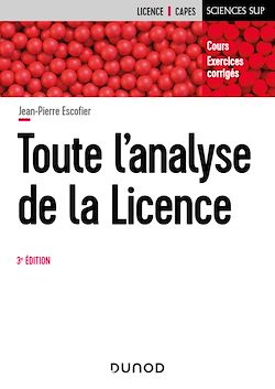 Télécharger le livre :  Toute l'analyse de la Licence - 3e éd.