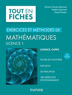 Télécharger le livre :  Exercices et méthodes de mathématiques L1 - 2e éd.