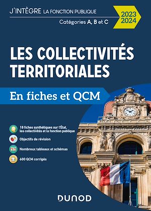 Les collectivités territoriales en fiches et QCM - 2023 2024 | Meyer, Odile. Auteur
