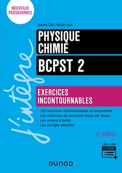 Télécharger le livre :  Physique-Chimie - Exercices incontournables BCPST 2 - 3e éd
