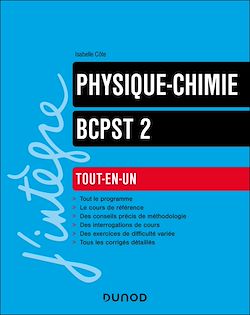 Télécharger le livre :  Physique-Chimie Tout-en-un BCPST 2e année