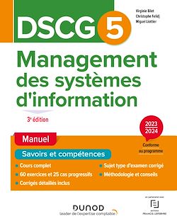 Télécharger le livre :  DSCG 5 - Management des systèmes d'information - Manuel