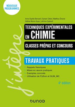 Télécharger le livre :  Techniques expérimentales en chimie - Classes prépas et concours - 4e éd.