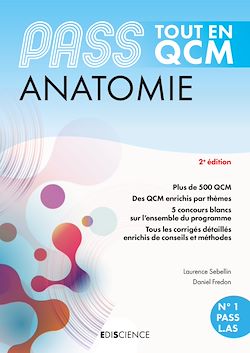 Télécharger le livre :  PASS Tout en QCM - Anatomie 2e éd.