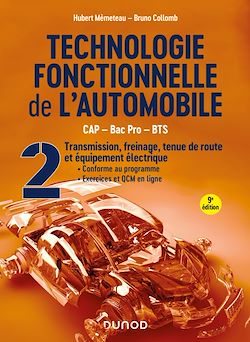 Télécharger le livre :  Technologie fonctionnelle de l'automobile - Tome 2 - 9e éd.