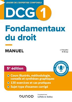 Télécharger le livre :  DCG 1 - Fondamentaux du droit - Manuel - 2024-2025