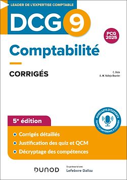 Télécharger le livre :  DCG 9 - Comptabilité - Corrigés - 5e éd.