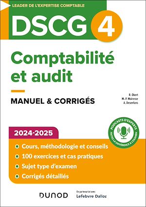 Download the eBook: DSCG 4 - Comptabilité et audit - Manuel 2024-2025