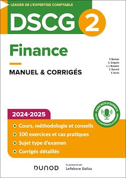 Télécharger le livre :  DSCG 2 - Finance - Manuel - 3e éd.