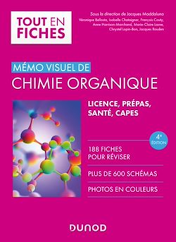 Télécharger le livre :  Mémo visuel de chimie organique - 4e éd.