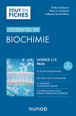 Télécharger le livre :  L'essentiel de Biochimie - Licence 1 / 2 / PASS - 2e éd.