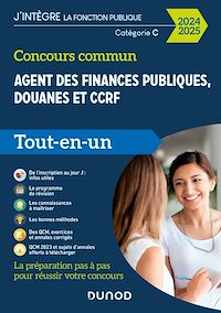 Téléchargez le livre :  Concours commun Agent des finances publiques, douanes et CCRF - 2024-2025