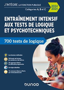 Télécharger le livre :  Entraînement intensif aux tests de logique et psychotechniques - 2024-2025