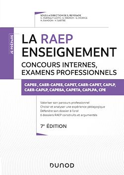 Télécharger le livre :  La Raep enseignement - Concours internes, examens professionnels - 7e éd.
