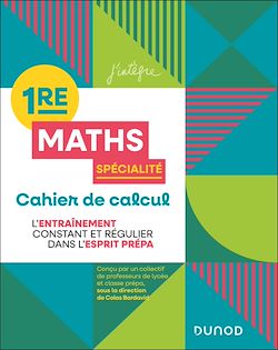 Télécharger le livre :  Cahier de calcul en maths 1re