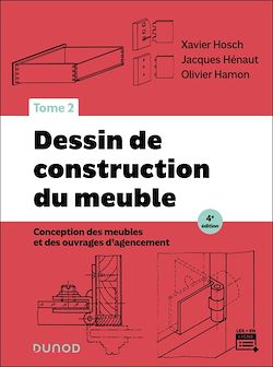 Télécharger le livre :  Dessin de construction du meuble - Tome 2 - 4e éd.