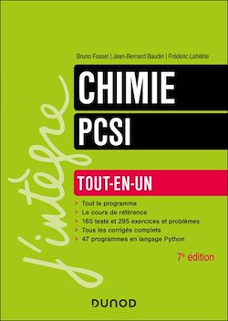 Télécharger le livre :  Chimie tout-en-un PCSI - 7e éd.