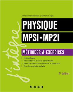 Télécharger le livre :  Physique Méthodes et Exercices MPSI-MP2I - 4e éd.