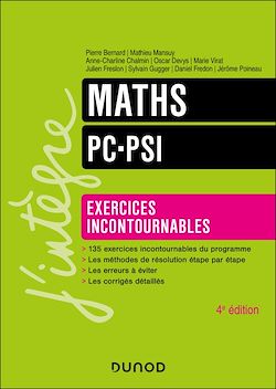 Télécharger le livre :  Maths - Exercices incontournables -  PC-PSI - 4ed.