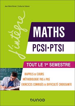 Télécharger le livre :  Maths PCSI-PTSI - Tout le 1er semestre