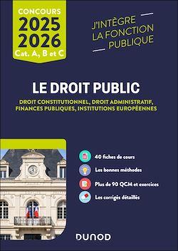 Télécharger le livre :  Le Droit public 2025-2026 - Catégories A, B et C