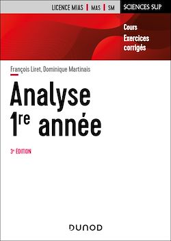 Télécharger le livre :  Analyse - Licence 1re année - 3e éd.