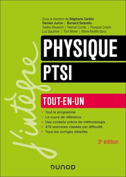 Télécharger le livre :  Physique tout-en-un PTSI - 3e éd.