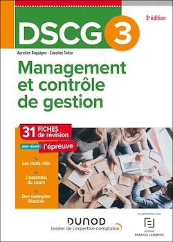 Télécharger le livre :  DSCG 3 Management et contrôle de gestion  - Fiches 2025-2026