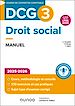 Télécharger le livre :  DCG 3 - Droit social - Manuel 2025-2026