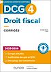 Télécharger le livre :  DCG 4 - Droit fiscal - Corrigés 2025-2026