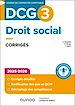Télécharger le livre :  DCG 3 - Droit social - Corrigés 2025-2026