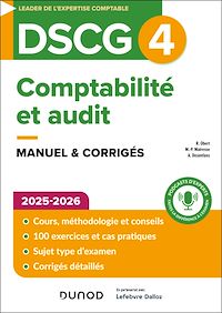 Télécharger le livre : DSCG 4 - Comptabilité et audit - Manuel 2025-2026