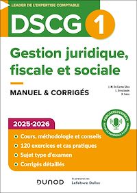 Télécharger le livre : DSCG1 - Gestion juridique, fiscale et sociale - Manuel 2025-2026