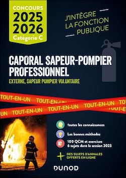 Télécharger le livre :  Concours Caporal sapeur-pompier professionnel 2025-2026
