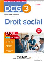 Télécharger le livre :  DCG 3 - Droit social - Fiches 2025-2026