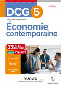 Téléchargez le livre :  DCG 5 Economie contemporaine - Fiches de révision - 2e éd.