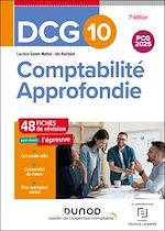 Télécharger le livre :  DCG 10 - Comptabilité approfondie - Fiches 2025-2026