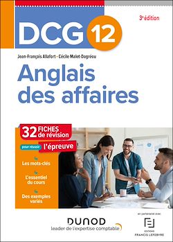 Télécharger le livre :  DCG 12 - Anglais des affaires - Fiches de révision - 3e éd.