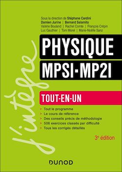 Télécharger le livre :  Physique tout-en-un MPSI-MP2I 3e éd.