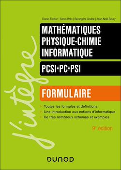 Télécharger le livre :  Formulaire PCSI-PC-PSI - 9e éd.