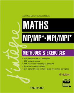 Télécharger le livre :  Maths Méthodes et Exercices MP/MP*- MPI/MPI* - 6e éd.