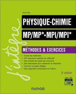 Télécharger le livre :  Physique-Chimie Méthodes et exercices MP/MP*-MPI/MPI* - 3e éd.