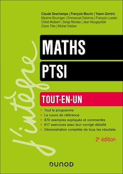 Télécharger le livre :  Maths Tout-en-un PTSI - 2e éd.