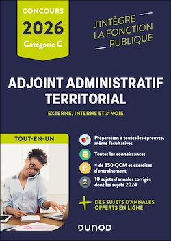 Télécharger le livre :  Concours Adjoint administratif territorial - 2026