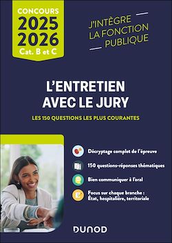 Télécharger le livre :  L'entretien avec le jury - Concours et examens professionnels cat. B et C