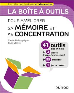 Télécharger le livre :  La boîte à outils pour améliorer sa mémoire et sa concentration