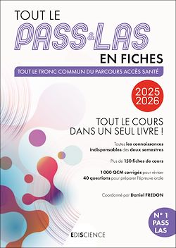 Télécharger le livre :  Tout le PASS & LAS en fiches 2025-2026